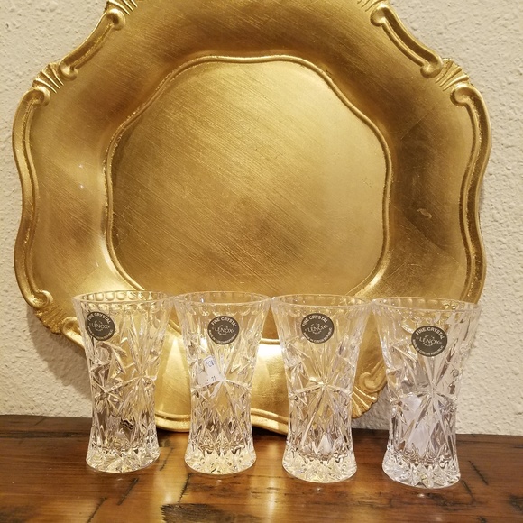 Set of 4 lenox cristal 4" vase - Picture 5 of 5